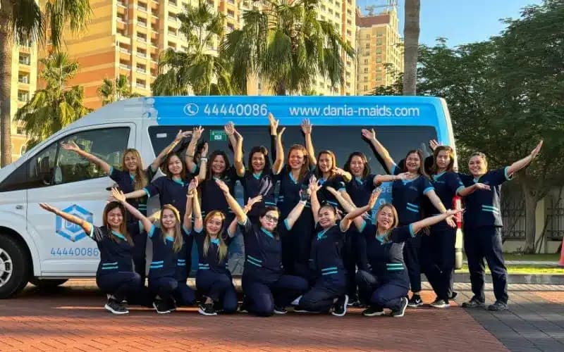 Dania Maids professional cleaning team in Qatar — trusted commercial cleaning company since 1998